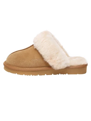 Foto van product Everau Huisschoenen 'Raven' crème / kastanjebruin