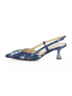 Foto van product EVITA Slingpumps 'PERLA' blauw denim