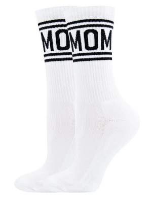 Foto van product EWERS Sportsokken 'MOM' zwart / wit