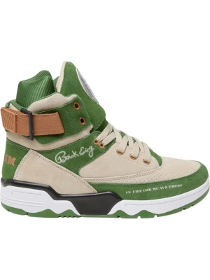 Foto van product Ewing Sneakers hoog 'Rakim' sand / bruin / groen / wit