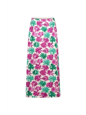 Foto van product Fabienne Chapot Rok ecru / groen / pink / zwart
