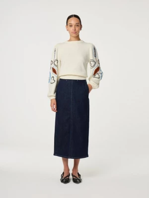 Foto van product Fabienne Chapot Trui crème / blauw / bruin / zwart