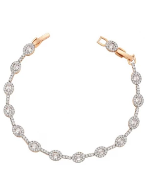 Foto van product NAEMI Armband rose-goud / transparant