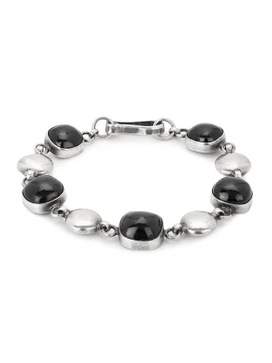 Foto van product DreiMaster Klassik Armband zwart / zilver