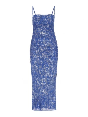 Foto van product faina Avondjurk donkerblauw / wit