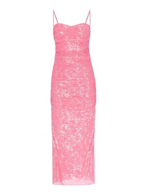 Foto van product faina Avondjurk 'Festive' rosa / zilver