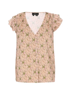 Foto van product faina Blouse 'Fashion Look' beige / camel / kiwi / rosa