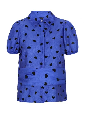 Foto van product faina Blouse 'Fashion Look' blauw / zwart