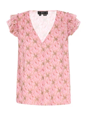Foto van product faina Blouse 'Fashion Look' donkerbeige / rosa / oudroze
