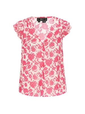 Foto van product faina Blouse 'Fashion Look' framboos / wit
