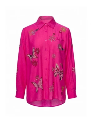 Foto van product faina Blouse 'Glamour' gemengde kleuren / fuchsia