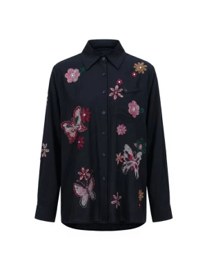 Foto van product faina Blouse 'Glamour' gemengde kleuren / zwart