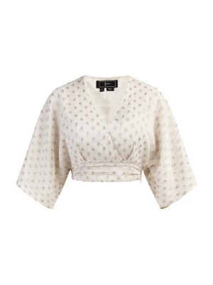 Foto van product faina Blouse 'Minya' goud / zilver / wolwit