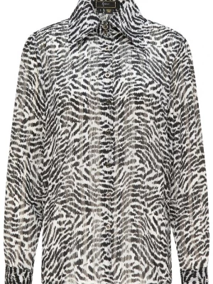 Foto van product faina Blouse zwart / wit