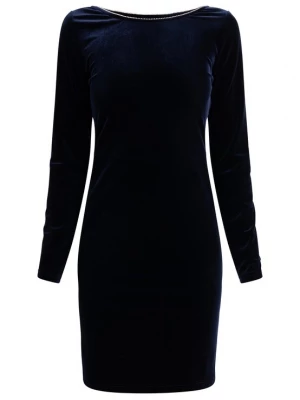 Foto van product faina Cocktailjurk ultramarine blauw / wit