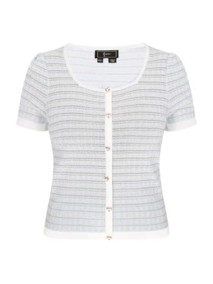 Foto van product faina Gebreid vest 'Fashion Look' lichtblauw / olijfgroen / donkergroen / wit