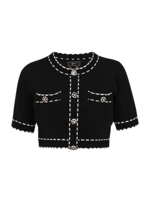 Foto van product faina Gebreid vest 'Fashion Look' zwart / wit