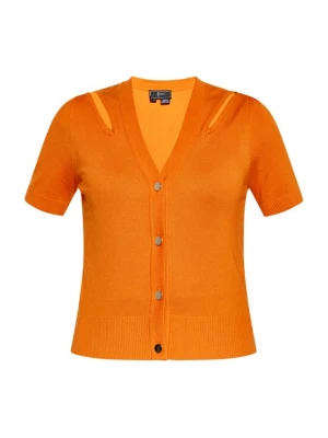 Foto van product faina Gebreid vest oranje