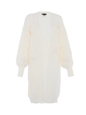 Foto van product faina Gebreid vest wolwit