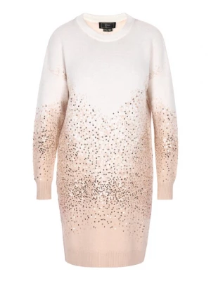 Foto van product faina Gebreide jurk nude / wit