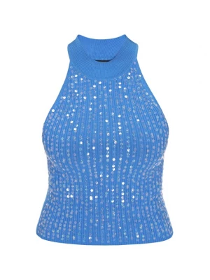 Foto van product faina Gebreide top 'Comfortable Collection' blauw
