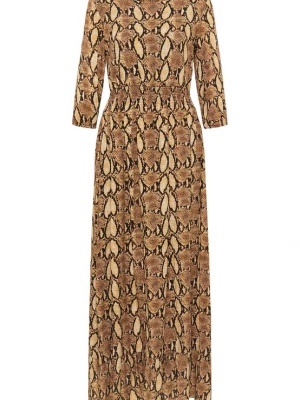 Foto van product faina Jurk beige / bruin / donkerbruin