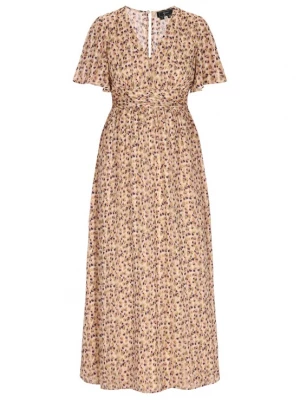 Foto van product faina Jurk 'Fashion Look' beige / groen / orchidee / zwart