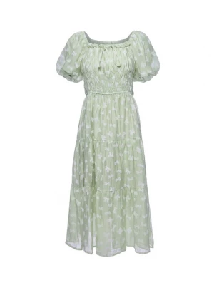 Foto van product faina Jurk lichtgroen / wit