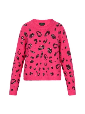 Foto van product faina Oversized trui 'Fashion Look' pink / zwart