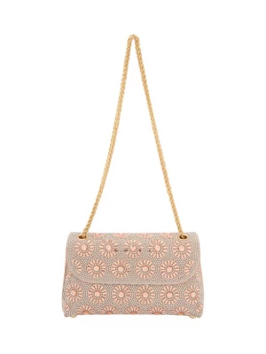 Foto van product faina Schoudertas champagne / goud / rosa
