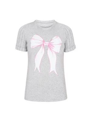 Foto van product NALLY Shirt grijs / pink / wit