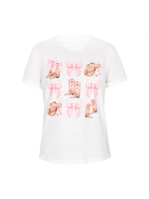 Foto van product NALLY Shirt 'Fashion Look' lichtbruin / antraciet / lichtroze / wit