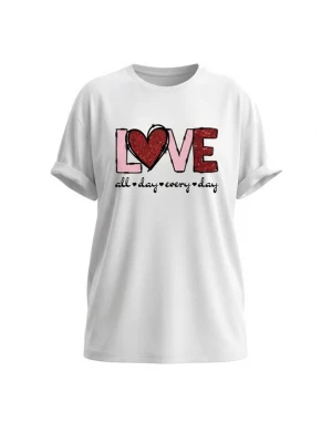Foto van product faina Shirt rosa / rood / zwart / wit