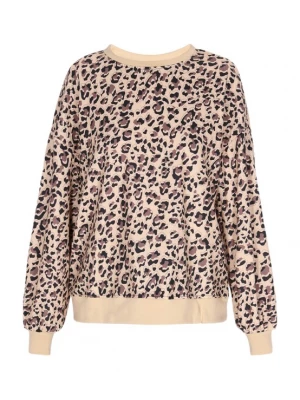 Foto van product NAEMI Sweatshirt chocoladebruin / lichtbruin / zwart
