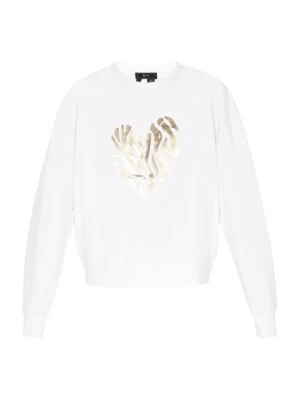 Foto van product faina Sweatshirt 'Fashion Look' goud / wit