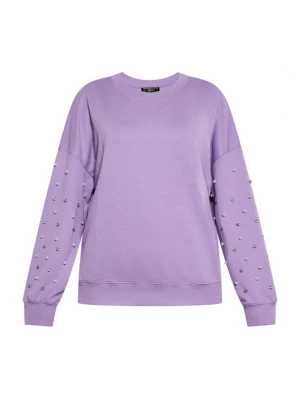 Foto van product faina Sweatshirt lavendel / zilver / parelwit