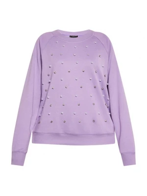 Foto van product faina Sweatshirt lavendel / zilver / wit