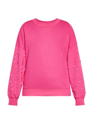 Foto van product faina Sweatshirt pink / transparant / parelwit