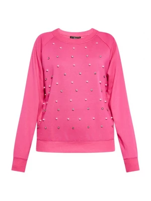 Foto van product faina Sweatshirt pink / transparant / parelwit