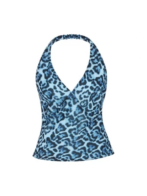 Foto van product faina Top 'Festive' smoky blue / azuur / donkerblauw