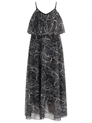 Foto van product faina Zomerjurk aardetinten / zwart