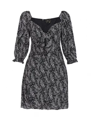 Foto van product faina Zomerjurk 'Festive' zwart / wit