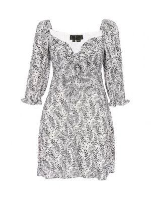 Foto van product faina Zomerjurk 'Festive' zwart / wit