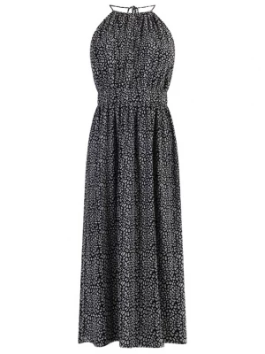 Foto van product faina Zomerjurk zwart / wit
