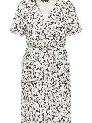Foto van product faina Zomerjurk zwart / wit