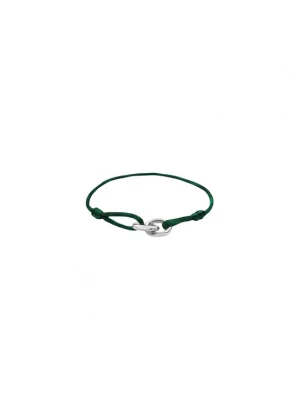 Foto van product Fainz Armband 'Pairity' donkergroen / zilver