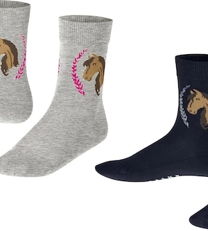 Foto van product FALKE Sokken navy / geel / grijs
