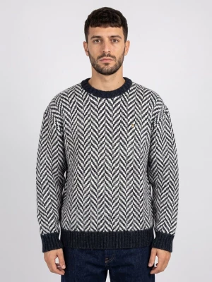 Foto van product FARAH Trui 'Athens Herringbone' blauw