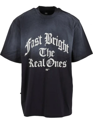 Foto van product Fast & Bright Shirt 'Fast and Bright' zwart / wit