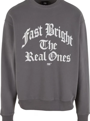 Foto van product Fast & Bright Sweatshirt 'Fast and Bright Real Ones' grijs / wit